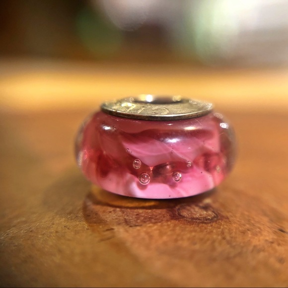 CHAMILIA Pink Murano Glass Bead 925 💖 - Picture 3 of 7
